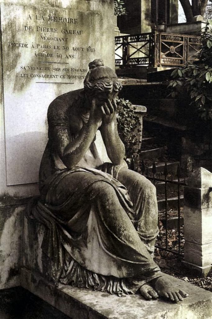 "Sorrow, Tomb of Pierre Gareau," by François Milhomme.