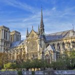 Notre-Dame, Paris, France, before the famous fire.