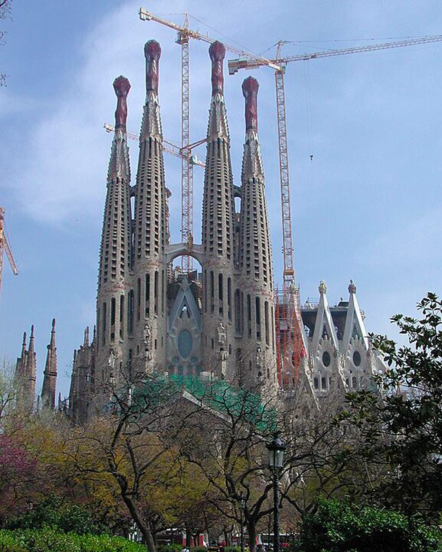 Sagrada Família, Barcelona, Spain.