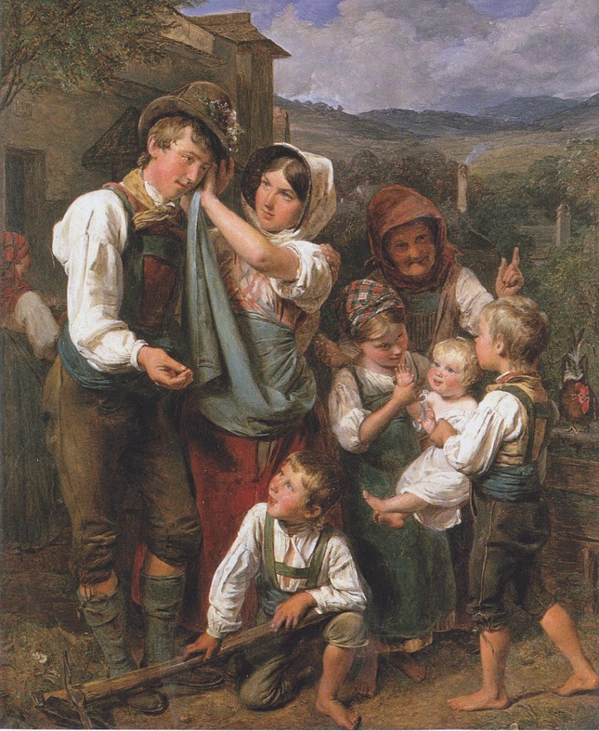 "Die Heimkehr Des Landmannes," by Ferdinand Georg Waldmüller.