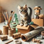 Creating DIY art with household items can be rewarding.