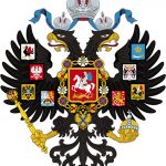 Double-headed eagle from the coat of arms of the Russian Empire.