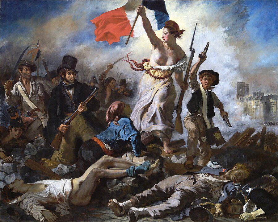 "Liberty Leading the People," by Eugène Delacroix.