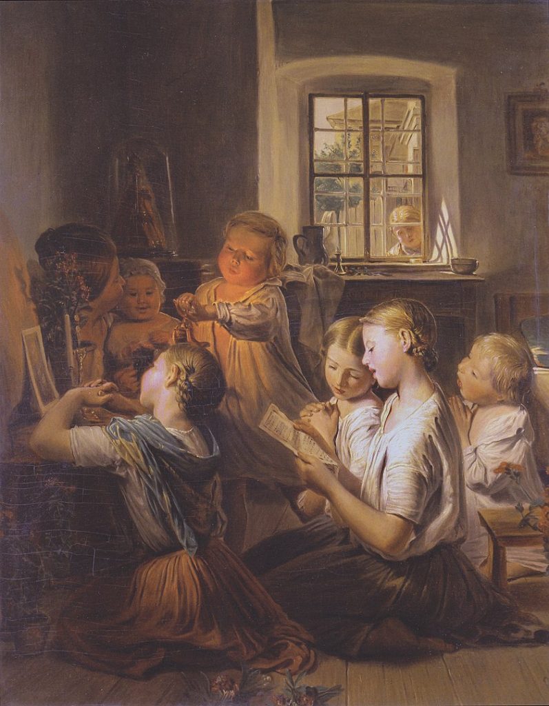 "Singende Kinder," by Ferdinand Georg Waldmüller.