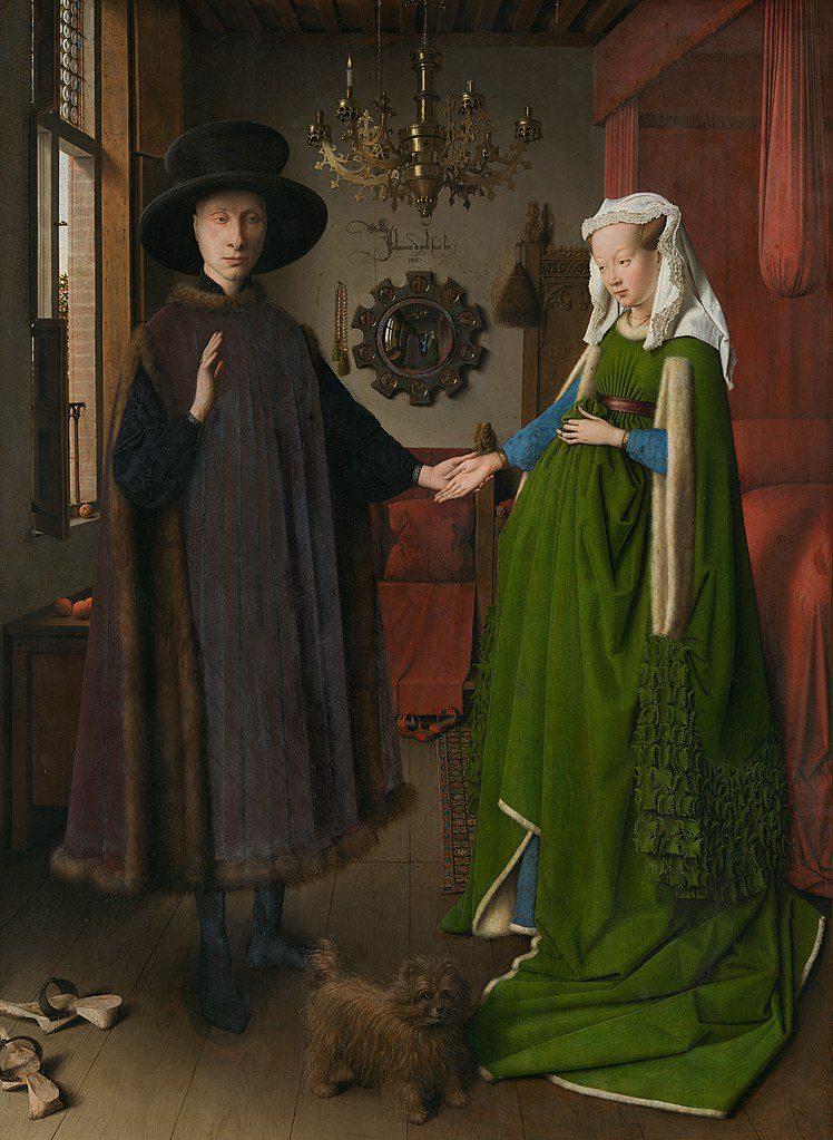 Inspiration:  “The Arnolfini Portrait” by Jan van Eyck