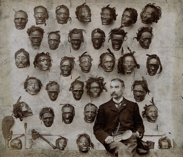 H.G. Robley and his Mokomokai collection.