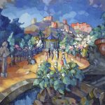 "Itaalia Maastik," by Konrad Mägi.