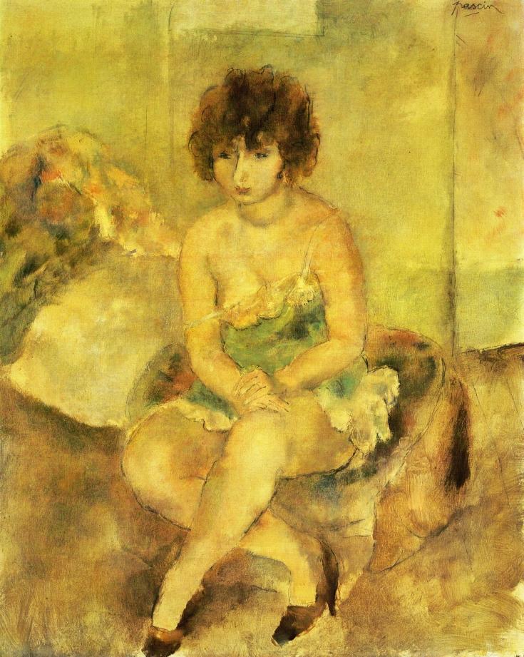 "Portrait Of Lucy Krohg," by Jules Pascin.