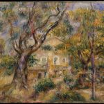 "The Farm At Les Collettes, Cagnes-Sur-Mer," by Pierre-Auguste Renoir.