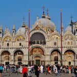 The Basilica di San Marco (St. Mark's Basilica), Venice, Italy.