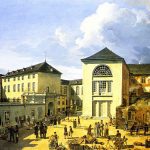 "Die Alte Akademie In Düsseldorf," by Andreas Achenbach.