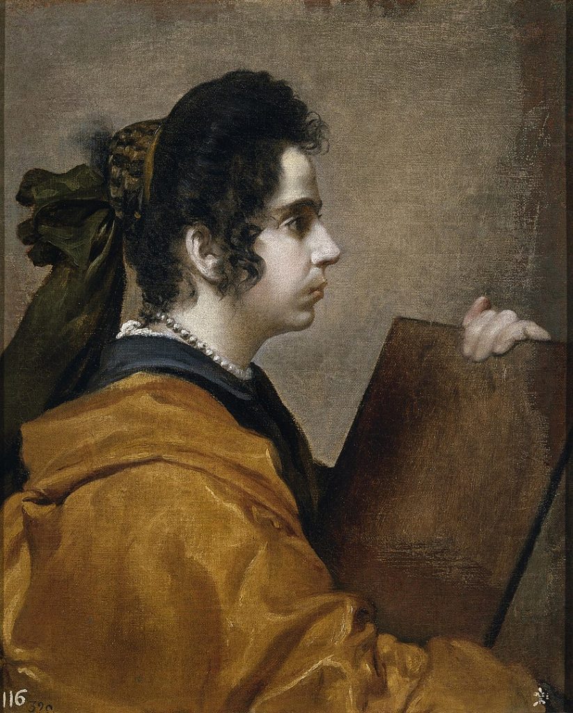 Juana Pacheco posed for this painting, "Sibila," by Diego Velázquez.