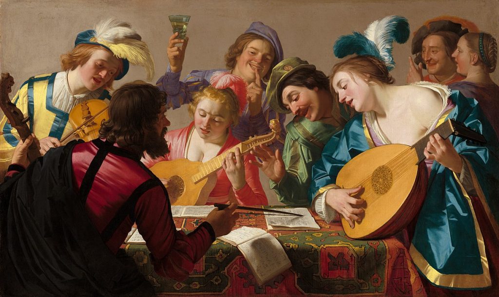 "The Concert," by Gerard van Honthorst.