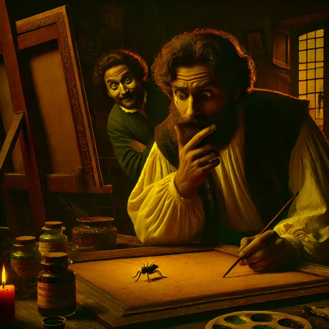 The Strange Cases of Insects Trapped in Paintings