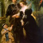 "Rubens With Helena Fourment And Their Son Peter Paul," by Peter Paul Rubens.