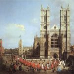"Westminster Abbey," by Canaletto.