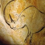 Rhinoceros in Chauvet Cave.
