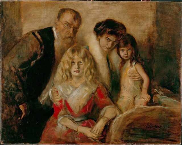 Inspiration: “Franz von Lenbach with Wife and Daughters,” by Franz von Lenbach