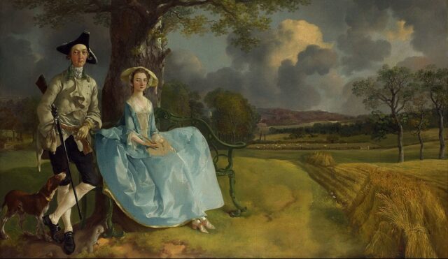 Inspiration: “Mr and Mrs Andrews,” by Thomas Gainsborough