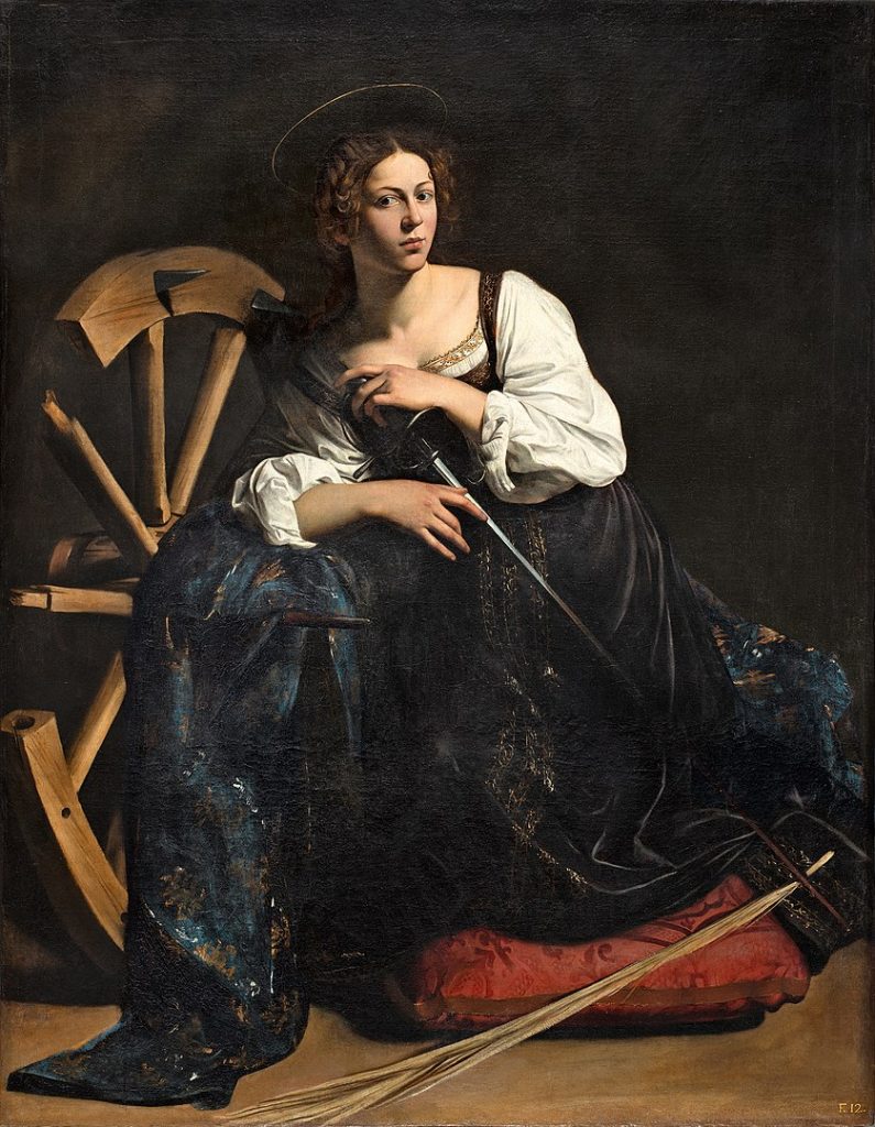 "Saint Catherine Of Alexandria," by Caravaggio.
