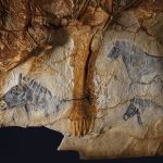 Horses in Cosquer Cave, France.