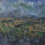 "Mont Sainte-Victoire," by Paul Cézanne.