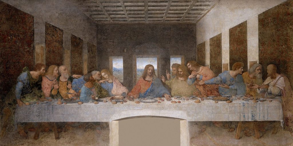 "The Last Supper," by Leonardo da Vinci.