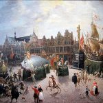 "The Ommegang In Antwerp," by Erasmus de Bie.