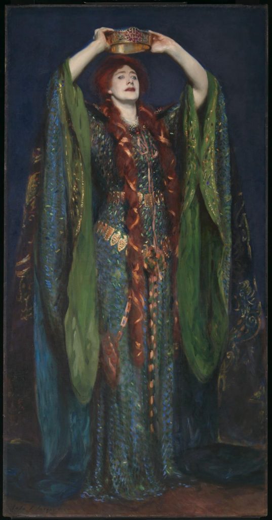 "Ellen Terry As Lady Macbeth," by John Singer Sargent.