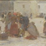 "Fish Market, Galway," by Walter Frederick Osborne.