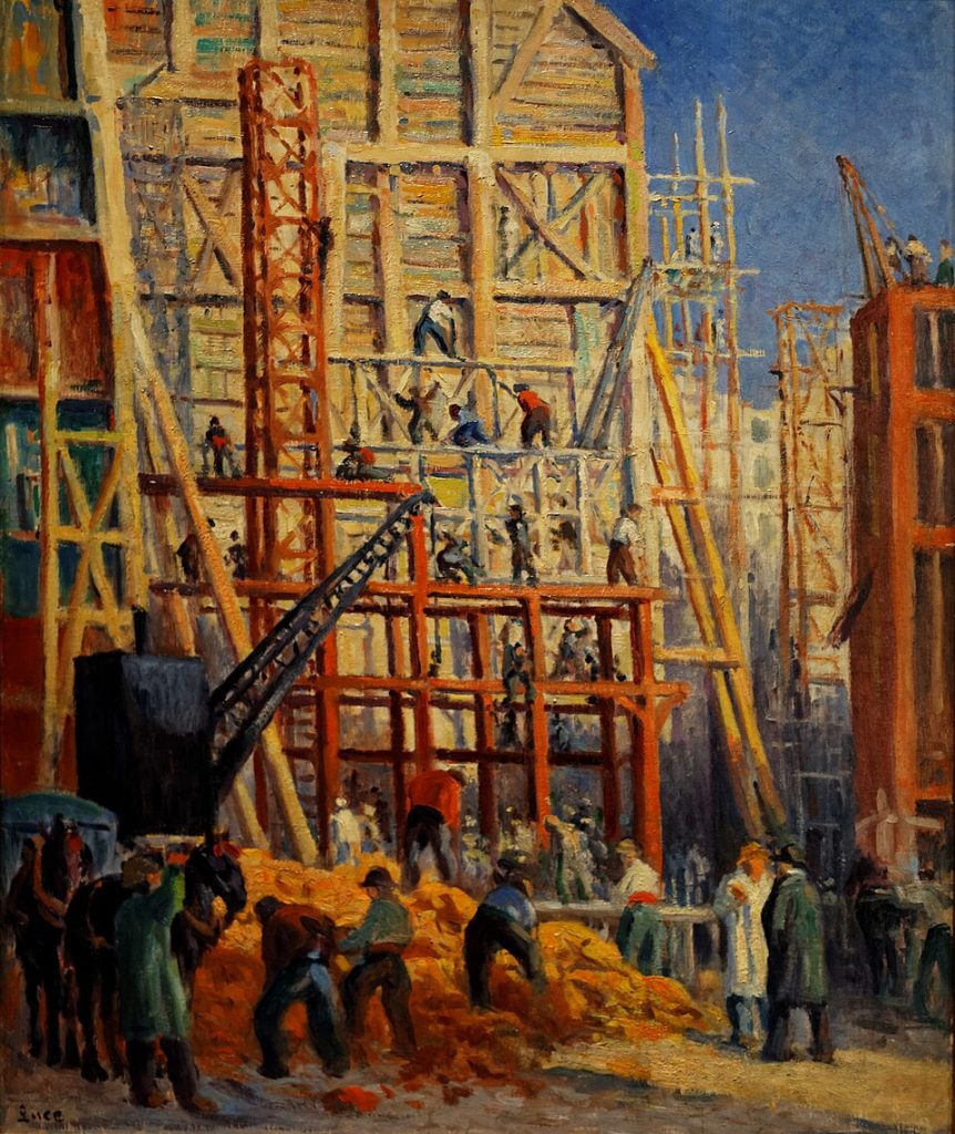 "Le Chantier," by Maximilien Luce.