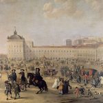 Ribeira Palace and the Terreiro do Paço by Dirk Stoop.