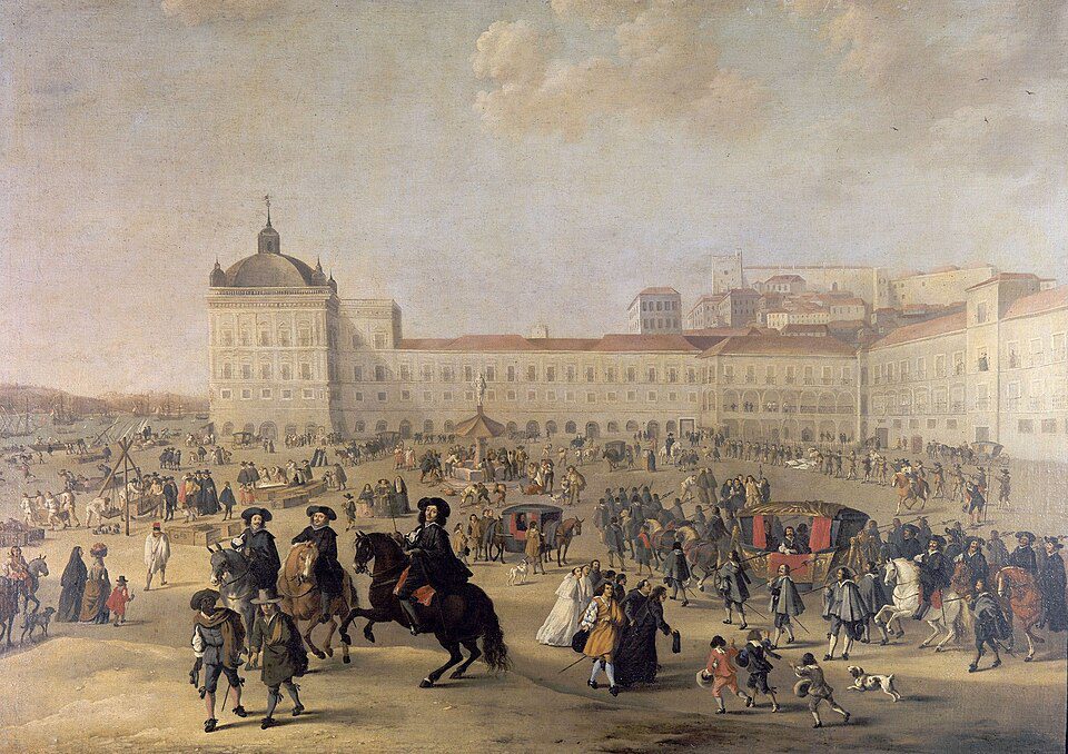 Ribeira Palace and the Terreiro do Paço by Dirk Stoop.
