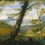 "River Landscape," by Annibale Carracci. 1590.