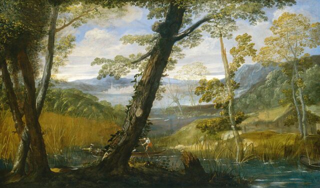 Inspiration: “River Landscape,” by Annibale Carracci