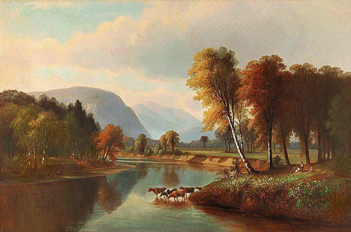 "Saco River, North Conway," by Benjamin Champney.