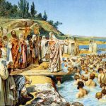 "The Baptism Of Kievans," by Klavdiy Lebedev.