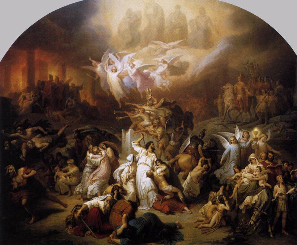 "The Destruction Of Jerusalem," by Wilhelm von Kaulbach.
