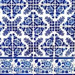 Azulejo tile from Porto, Portugal.