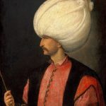Portrait of Emperor Suleiman of the Ottoman Empire. 1530.
