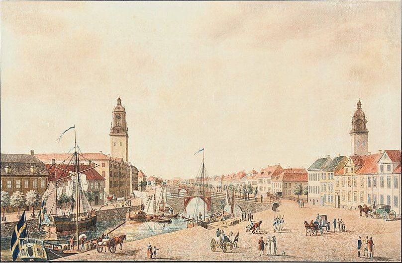 "Lilla Torget, Gothenburg," by Justs Fredrik Weinberg.