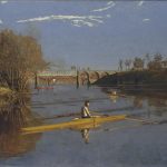 "Max Schmitt In A Single Scull," by Thomas Eakins. 1871.