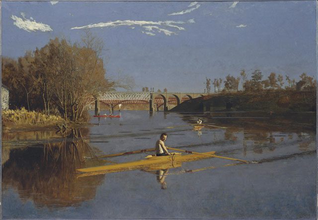 Inspiration: “Max Schmitt in a Single Scull,” by Thomas Eakins