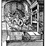 Printers working during the renaissance.