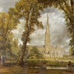 "Salisbury Cathedral From The Bishop's Grounds," by John Constable.