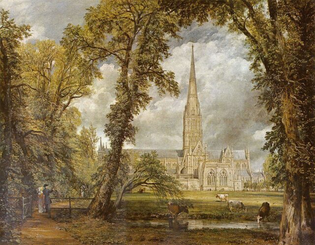 Inspiration: “Salisbury Cathedral From The Bishop’s Grounds,” by John Constable