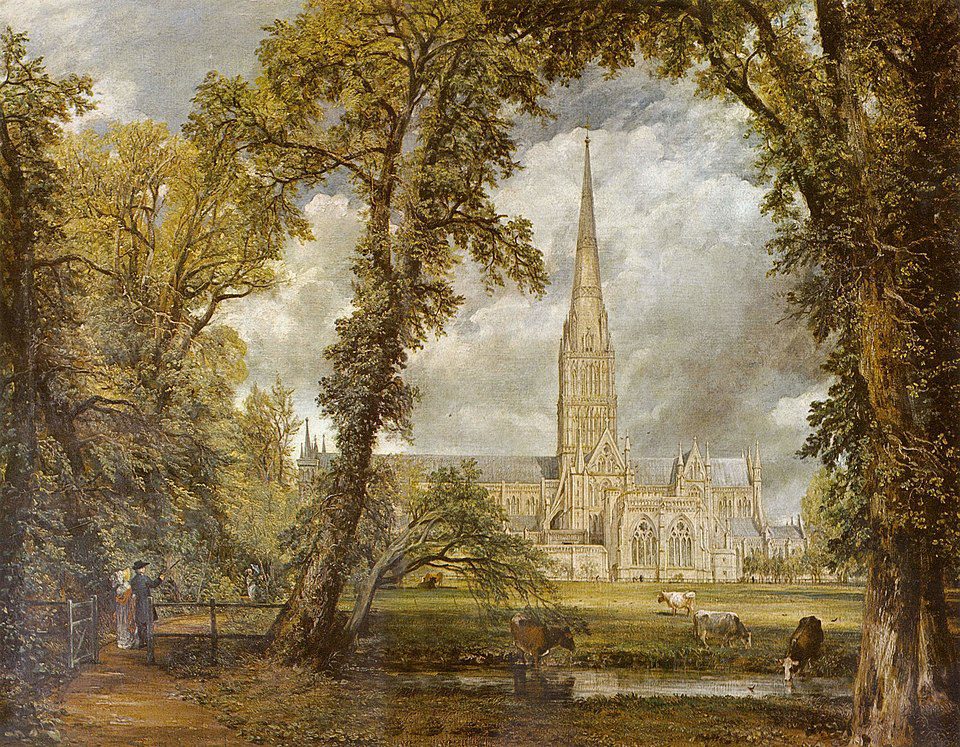 Inspiration: “Salisbury Cathedral From The Bishop’s Grounds,” by John Constable