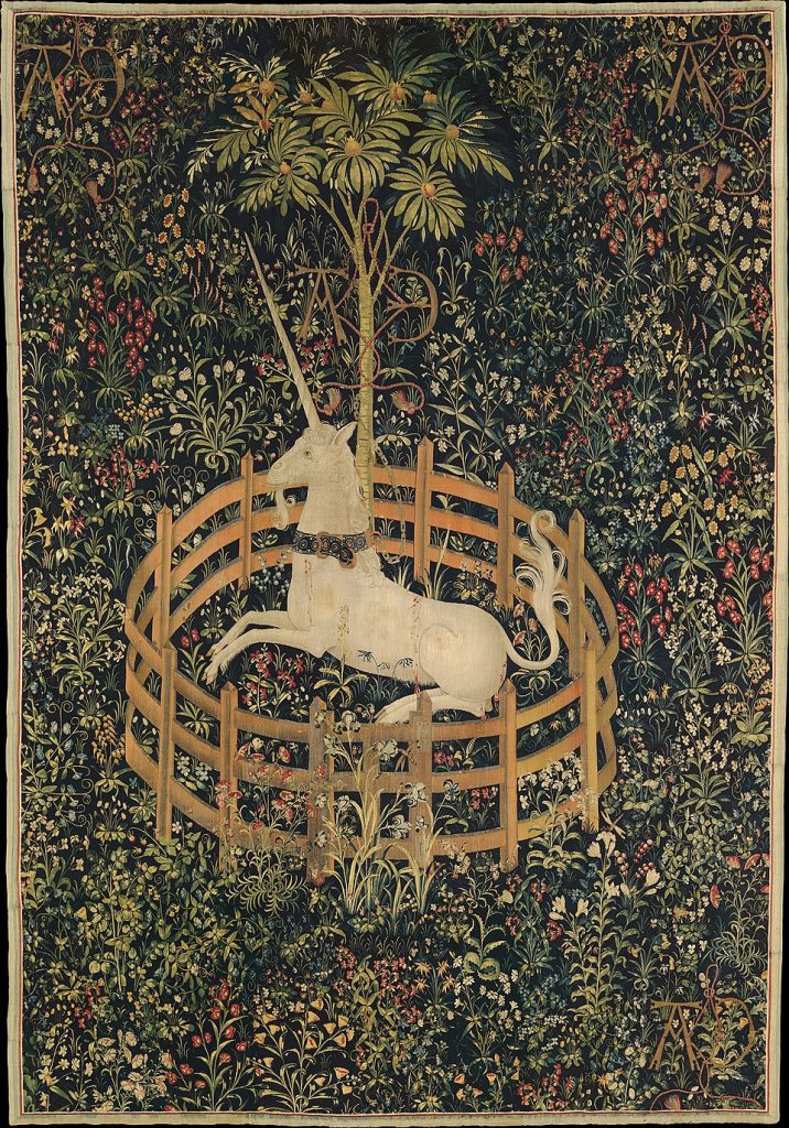 "The Unicorn In Captivity."
