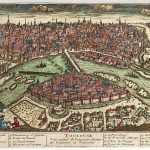 Map of Toulouse, circa 1650.