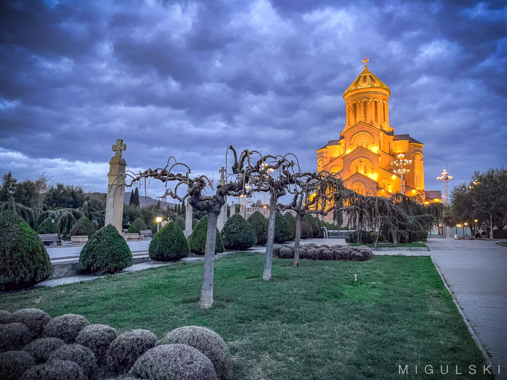 Holy Trinity Cathedral of Tbilisi, Georgia.